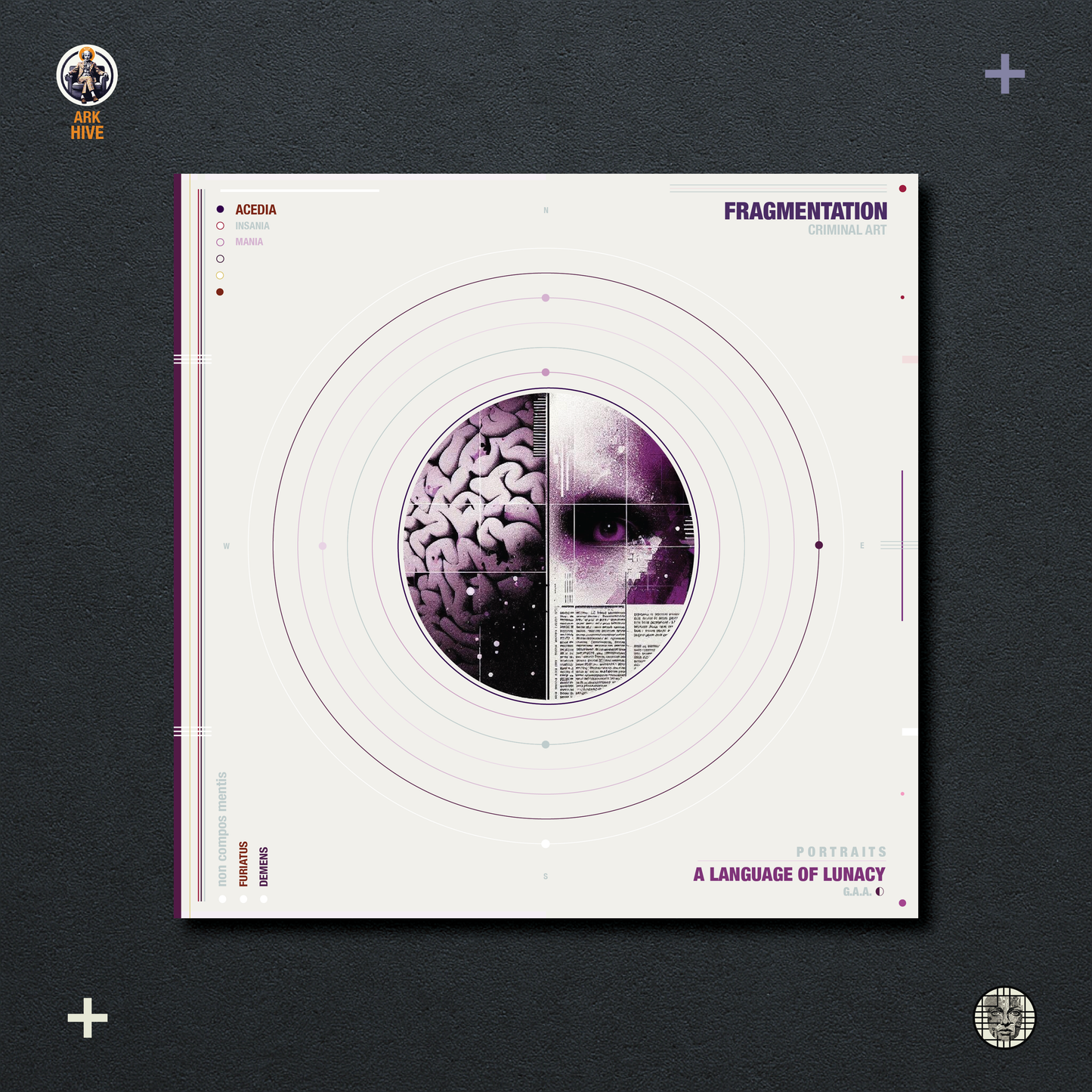 Fragmentation: A Language of Lunacy – Hardcover (7.5" x 7.5")
