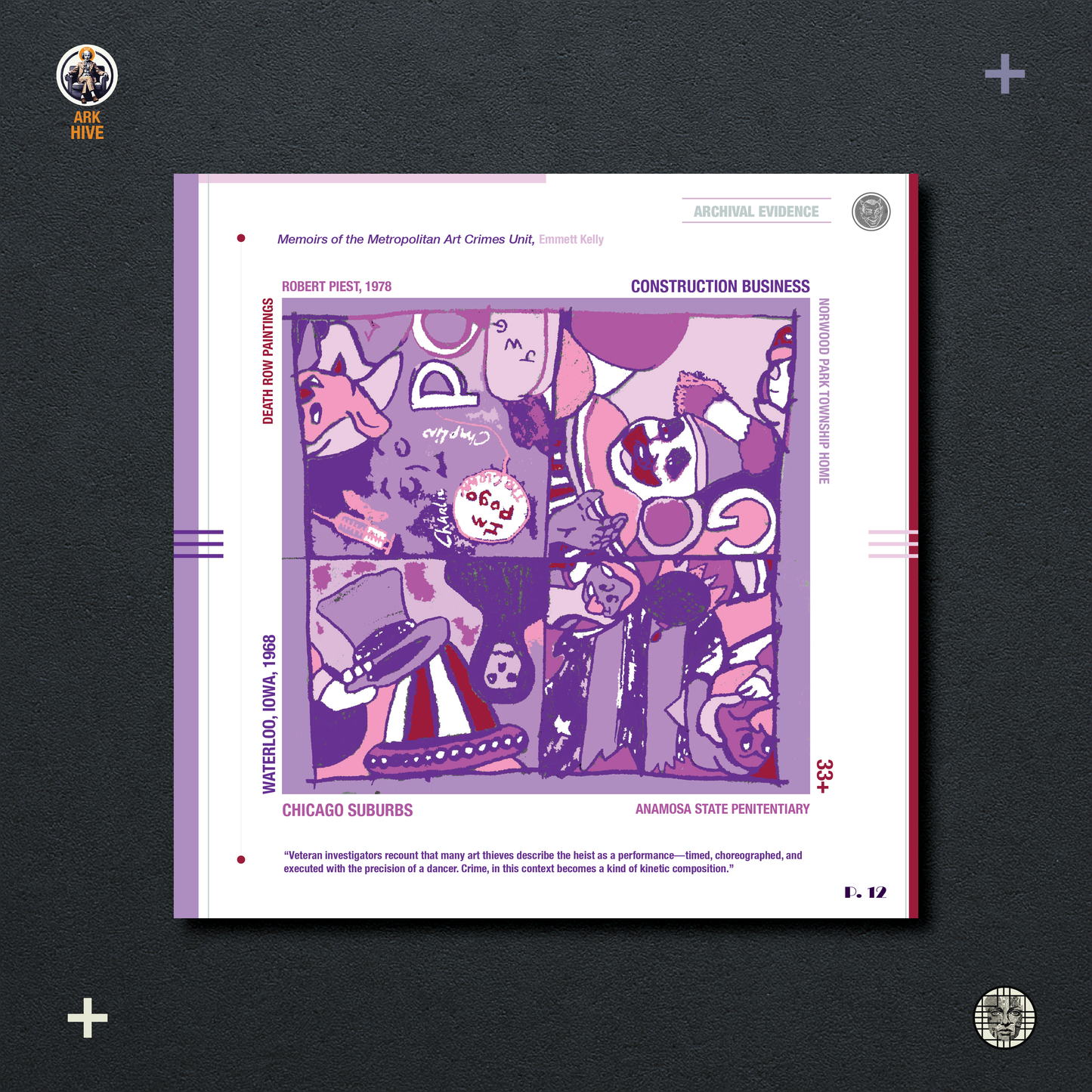 Fragmentation: A Language of Lunacy – Hardcover (7.5" x 7.5")